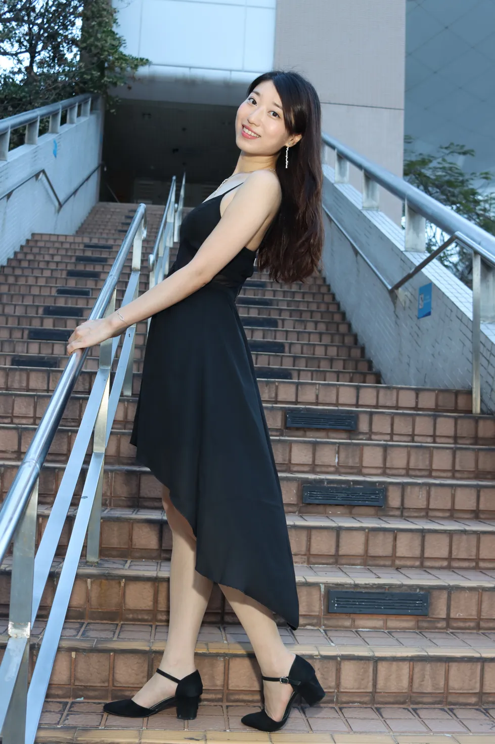 [Mzsock] NO.106 Wu Xiaokui Park black dress street photography#[61P]-51